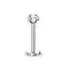 Anillo de labio de acero inoxidable de 7 piezas para piercing transfronterizo, bola de amor, diamante, clavo de nariz, acrílico, varilla suave UV, pendiente de oreja