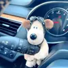 Para-lama de Carro Acessórios Internos de Carro Enfeites de Boneco Piloto Presente Conjunto de Pisca-alerta e Limpador de Para-brisa Alavanca de Câmbio