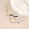 Pulseira de Aço Titânio de Camada Dupla para Mulheres, Estilo Ins com Diamantes, Sensação de Alto Padrão, Não Desbota, Joia Fashion e Versátil, Modelo Novo, Presente para Festas