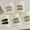 Pinzas Brillantes para el Cabello de Niña Pasador de Princesa Pinza para Flequillo Frente Pinza BB Dulce para Niña Gota de Agua