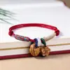 Pulseira de Madeira de Pessegueiro Natural, Pedra de Pessegueiro, Ano de Nascimento Infantil, Bebê, Pulseira para Adulto, Flor de Pessegueiro, Cesta de Pessegueiros, Pingente de Paz