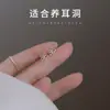 Pendientes de Flor de Plata de Ley 925 para Mujer 2025 Nuevos Pendientes de Moda Popular de Diseño de Nicho Lujo Accesible Pendientes Exquisitos