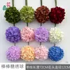 Novos Pirulitos de Simulação Hortênsias Flores de Haste Única para Casamento Flores de Hortênsia Materiais de Flores para Casamento Decoração de Casa Atacado