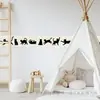 Adesivos de Parede Criativos de Desenho Animado Oceano Animais Fofos Impermeável Rodapé Linha da Cintura Quarto das Crianças Banheiro Janela Lateral Decoração