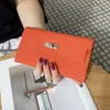 2025 Nuevo Bolso de Mano de Piel de Vaca de Primera Capa Billetera para Mujer Billetera Larga Multifuncional de Cuero Genuino Bolso de Teléfono Móvil de Alta Gama
