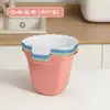 Cubo de basura de cocina para colgar en la pared, papelera colgante para puerta de armario de baño, papelera decorativa para uso doméstico, contenedor de almacenamiento de alta estética