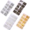 10-grade caixa decoração acessórios fecho lagosta fecho cavalo aberto único laço orelha gancho 9-shaped agulha DIY brinco colar material