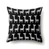 Funda de Almohada de Poliéster Estampado Geométrico para el Hogar Funda para Cojín de Cintura Cojín de Coche Funda para Cojín de Cabecera QTA32