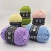 Cuatro hebras de algodón leche algodón lana cuatro hebras de algodón leche lana para crochet lana para tejer grupo de lana 4 hebras al por mayor