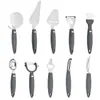 Suministrado Directamente por el Fabricante, Juego de Utensilios de Cocina de Acero Inoxidable, Abrelatas, Cortador de Pizza, Batidor de Huevos, Pelador, Juego de Utensilios de Cocina de Múltiples Piezas