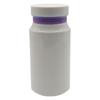 Frasco de óleo de peixe cogumelo 150ml cálcio sólido embalagem plástica frasco boca larga Plástico Branco Leitoso frasco para pó plástico