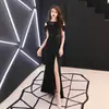 Nuevo Vestido de Moda de Verano 2026, Estilo Largo Elegante y Adelgazante para Anfitrionas en Banquetes de Sociedad