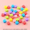 Letras Acrílicas de Cores Mistas Contas de Coração Soltas Flor Balde Contas de Símbolo Contas Soltas Material para Pulseira de Miçangas DIY Feita à Mão