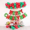 Set de Decoración de Globos Navideños de Amazon Tema de Fiesta de Feliz Navidad Diseño Creativo de Escena Globo