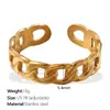 Anillo de Acero Inoxidable de Moda para Mujer 18K Nicho Alta Calidad Lujo Ligero Estilo Ins Anillo Libre de Color de Acero de Titanio