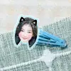Itzy Hwang Yeji Shin Yuna Mercadoria de Celebridade Presilha de Cabelo de Acrílico Grampo de Cabelo Acessório de Cabelo Suporte para Show