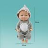 Mini Bebês Fofos de 4 polegadas Transfronteiriços Pacote com 6 Presente Bonecas Matryoshka Bonecas Dormindo Brinquedos Roupas de Animais