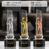 Trophy de Metal Cristal Resina Banhado a Ouro para Badminton Tênis Competição Esportiva Jogos Ouro Prata Bronze Personalizado