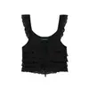 Para Comercio Exterior Europeo y Americano Transfronterizo Ropa de Mujer Aliexpress Más Vendido Verano Sexy Versátil Blanco Crudo Encaje Estilo Pastel Camisola