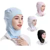 Gorro interior elástico de grado alimenticio, gorro protector transpirable de seda helada, unisex, blanco, adecuado para talleres de fábrica