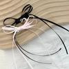 Coreia do Sul Niche Ins Girl Ribbon Bow Love Pingente Hairpin Rosa Fita Branca Tie Hair Hairpin Hair Hairband Head