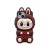 Funda de teléfono Labubu tridimensional de moda para iPhone 16 Pro Max para Apple 16/15/14/13 silicona labubu