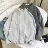 Camisa listrada bonita de manga comprida masculina estilo coreano moda frouxa camisa branca de verão roupas protetor solar estilo hong kong jaqueta estilo japonês
