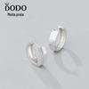 925 prata esterlina liso brinco das mulheres francês luz temperamento de luxo coreano personalidade brincos líquido brincos vermelhos atacado
