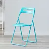 Cadeira dobrável simples, cadeira de encosto para casa, cadeira de escritório, cadeira de conferência, cadeira de treinamento, cadeira de plástico para área externa, banco alto para adultos