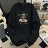 Camiseta de Manga Larga Bestseller de Almacén Rayo para Hombre Primavera Otoño Holgada Tendencia Calle Marca Adolescente Hombre Tallas Grandes Capa Base Transfronterizo