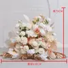 Arranjos de Flores Artificiais para Casamentos Transfronteiriços para Salões de Casamento, Decorações de Palco, Shoppings, Hotéis, Eventos de Banquete e Montagem de Cenas