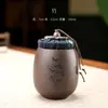 Latas de Té de Arena Púrpura Zhu Ni Pequeñas Portátiles Chinas Selladas a Prueba de Humedad para Almacenamiento Doméstico de Té Pu'er Blanco para Regalo Al por Mayor
