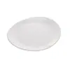 Conjunto de 6 Pratos para Bife Friends Time Luminarc 30cm x 26cm Vidro Opalino Branco - Rojemac Profissional