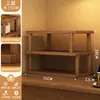 Estante de Almacenamiento Portavasos de Mesa, Estante Estrecho Pequeño para Tazas de Té de Encimera de Mesa de Comedor, Portavasos de Doble Capa, Estante de Almacenamiento para Juego de Té de Escritorio