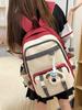 Mochila Retro Workwear Transfronteiriça 2025 Nova Bonita Grande Capacidade Mochila Escolar para Estudantes Mochila Casual Comércio Exterior