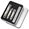 Set de Cortauñas, Tijeras para Uñas Domésticas, Cortauñas de Acero Inoxidable, Herramientas de Manicura para Hombres y Mujeres, Cuchillo para Pedicura para Adultos