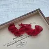 Pendientes de Flor de Tela Estilo Resort de Playa Otoño e Invierno Personalizados Versátiles Moda Elegantes de Alta Gama Venta al por Mayor