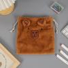 Adorable Peluche Kappi Barra Bolsillo con Cordón Viaje Cosméticos Cámara Fotoplover Artículos Varios Bolsa de Almacenamiento Portátil