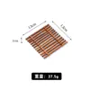 Decorações para Bandeja de Sashimi Japonês Decorações para Empratamento da Culinária Japonesa Esteira de Bambu Cerca de Bambu Prato de Churrasco de Hotel Decorações para Pratos Uso Comercial