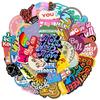 50 Pegatinas con Lemas Inspiradores en Inglés, las Pegatinas Impermeables Más Vendidas de Amazon para Maletas, Diarios, Computadoras, Cuadernos y Agendas