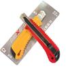 Cuchilla de arte grande autoblocante Runxin RX-223B de 18 mm para cortar papel de pared y limpiar.