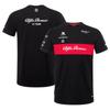Novo macacão de corrida de F1 para motocicleta, roupa de pilotagem respirável, de secagem rápida, com gola redonda, camiseta de manga curta, camisa de trabalho off-road