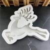Molde de silicone para açúcar de rena de Natal direto da fábrica, ferramentas de decoração para assar chocolate, molde de gesso para gotejamento DIY