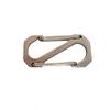 Mini Gancho en S Candado para Bolsa de Viaje Hebilla Llavero Acero Inoxidable Clip Antideslizante Mosquetón para Escalada al Aire Libre