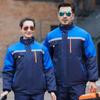 Ropa de trabajo desmontable de invierno ropa acolchada de algodón ropa de fábrica gruesa personalizada ropa reflectante de protección laboral ropa de trabajo ropa acolchada de algodón logotipo bordado personalizado