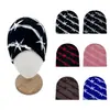 Gorro de punto jacquard, gorro para exteriores, gorro de punto para hombre y mujer de Amazon, gorro de punto de doble capa, cálido, estilo nuevo, artículo de venta caliente para exportación