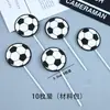 Decoración de Pastel de Cumpleaños Temática de Fútbol, Topper de Niño Jugando al Fútbol, Joven Animando Persiguiendo Sueños, Decoración de Mesa de Postres