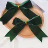 Accesorios de Decoración Navideña, Productos con Acabado de Terciopelo, Accesorios para el Cabello Hechos a Mano, Empaque para Regalos, Lazos, Lazos de Decoración Navideña