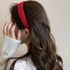 Diadema de lana de color liso para mujer, de alta gama, a la moda, nueva diadema para el pelo de otoño e invierno 2024, sencilla y versátil, ideal para lavarse la cara.