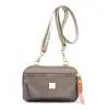 Bolso de Hombro de Moda Versátil para Mujer Bolso Cruzado Casual para Compras Bolso Pequeño de Moda Bolso de Tela de Nylon Ligero Repelente al Agua para Mujer